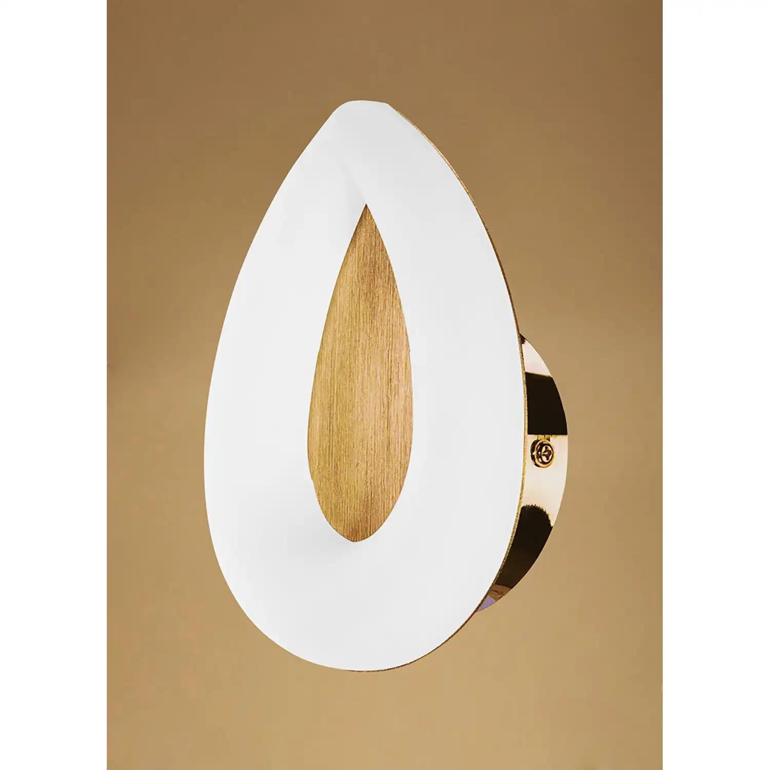 Juno Wall Lamp 5W LED 3000K, 450lm, Satin Gold Frosted Acrylic Gold, 3yrs Warranty