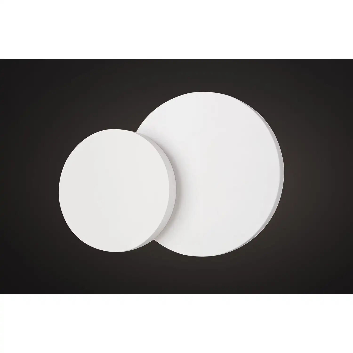 Tahiti Wall Light Circles 5W LED 3000K Matt White, 285lm, 3yrs Warranty