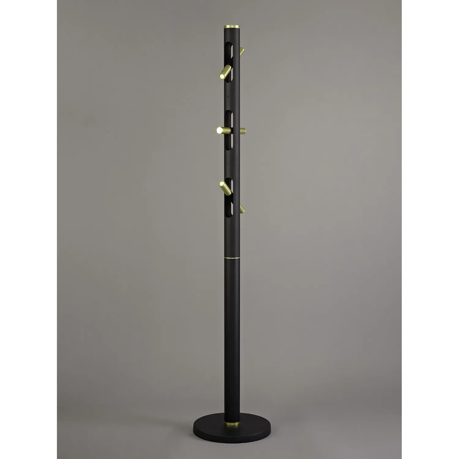 Surrey Floor Lamp, 6 x 2W LED, 3000K, 1680lm, Sand Black Gold, 3yrs Warranty