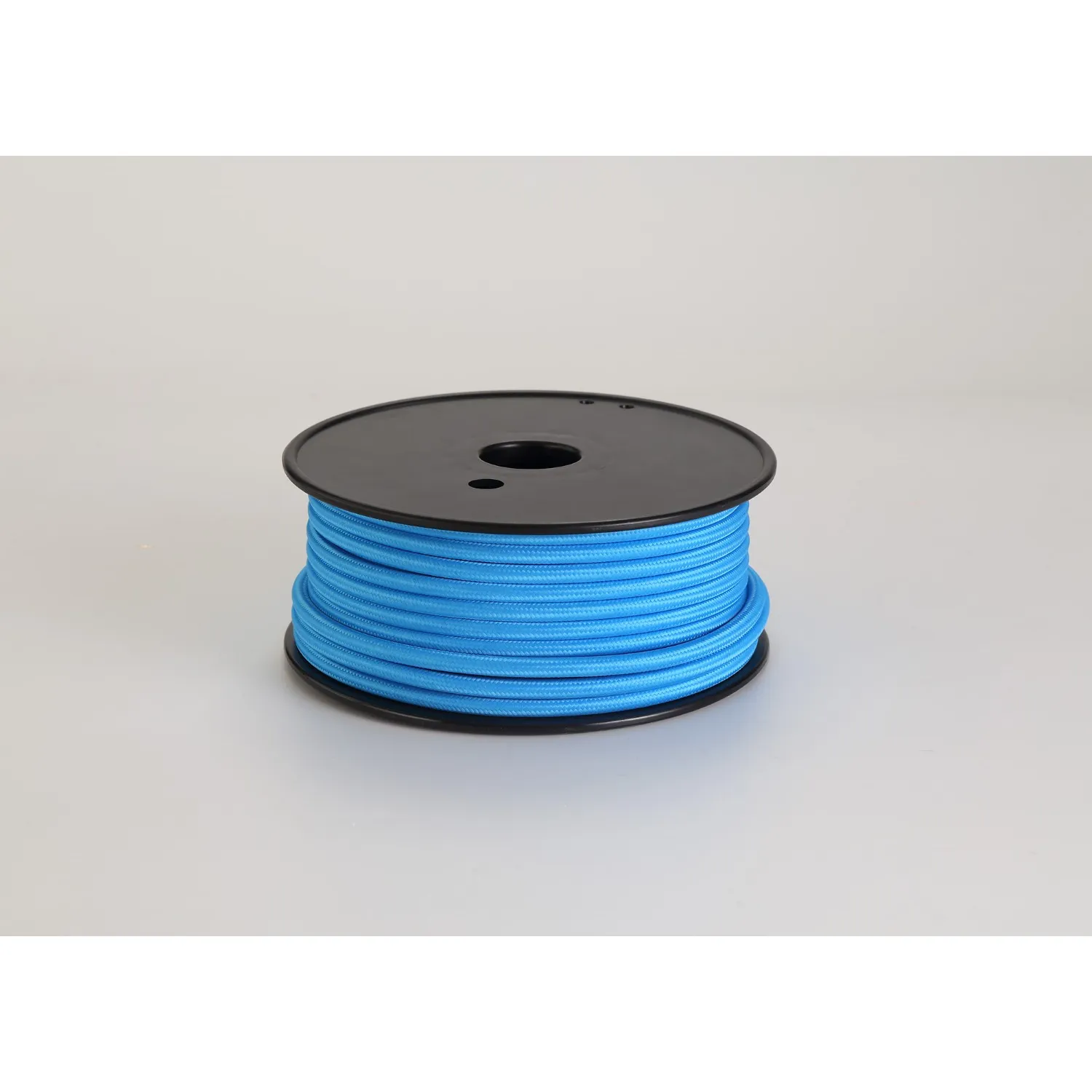 Knightsbridge 25m Roll Blue Braided 2 Core 0.75mm Cable VDE Approved