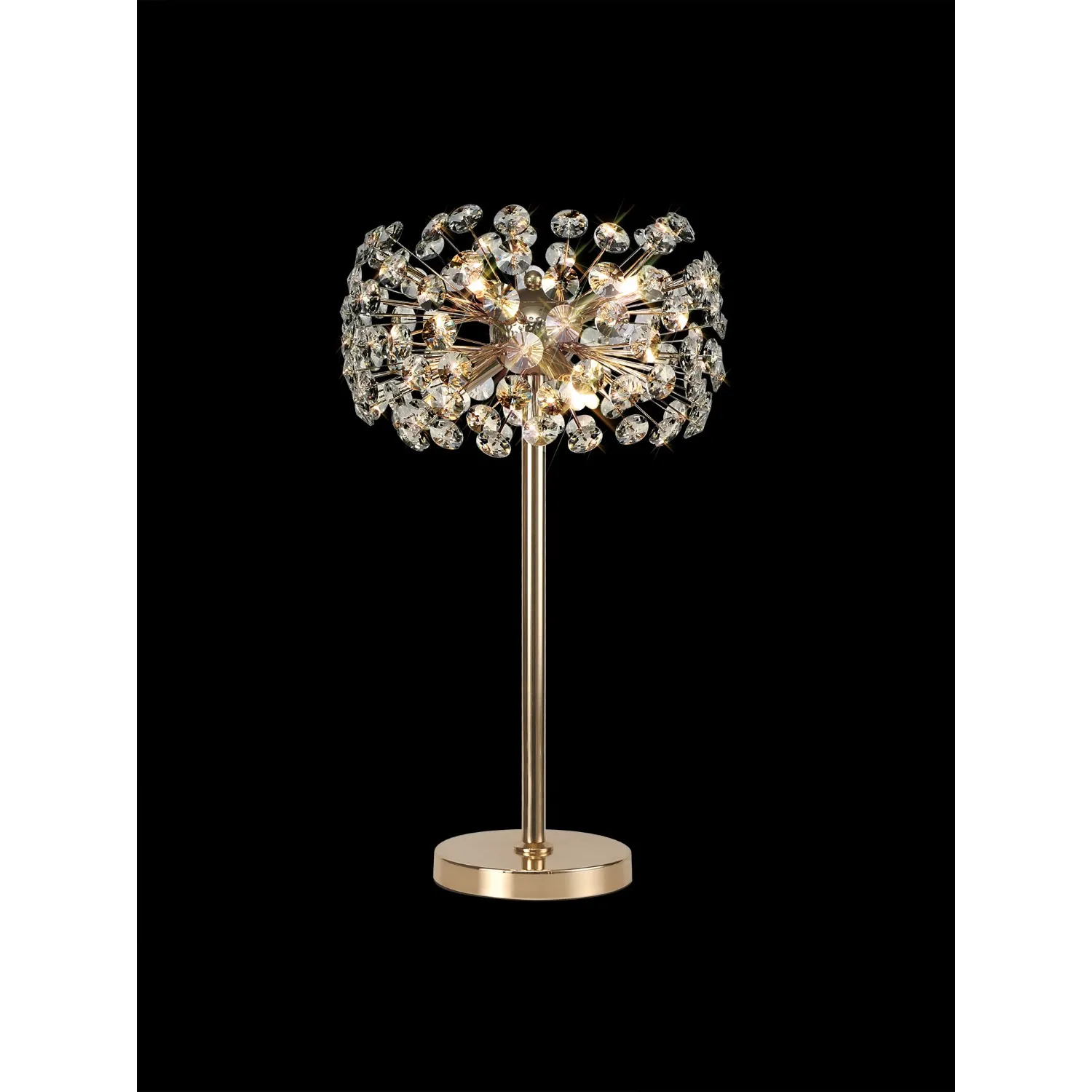 Camden Table Lamp 6 Light G9 French Gold Crystal