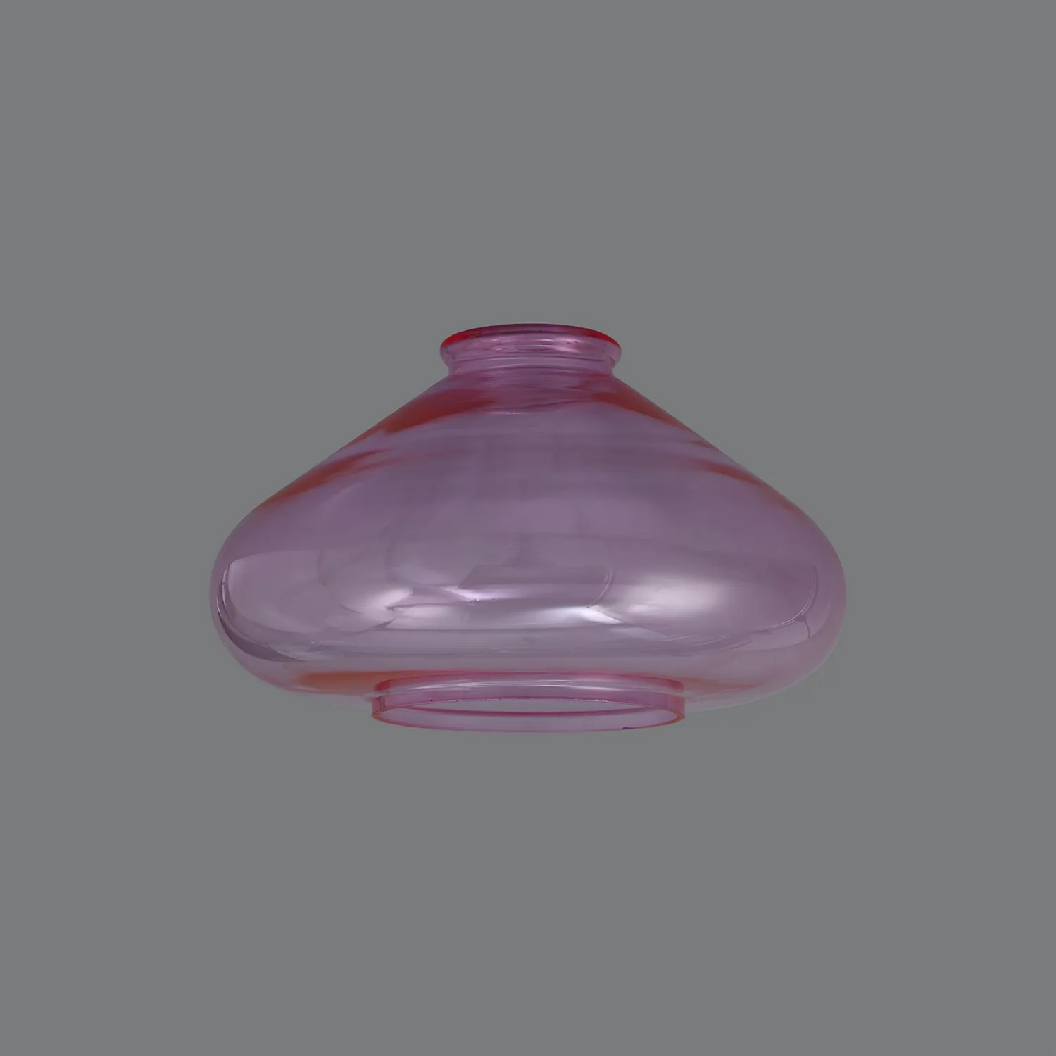 Copthorne Wide Pink Glass (B),